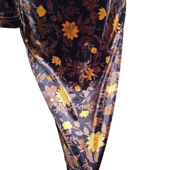Maggy London Vintage Velvet Romantic Dress Size Medium Boho Whimsigoth - Picture 4 of 10